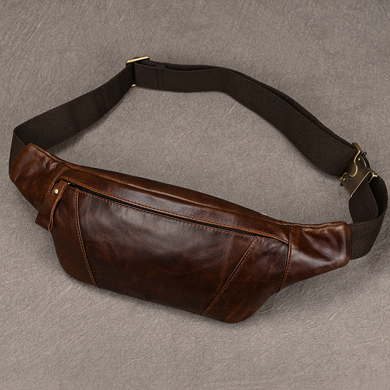 Women Electronic Accessories - Sacs de poitrine en cuir pour