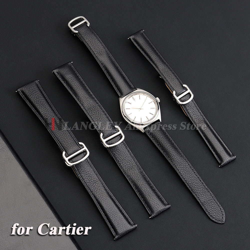 Women'S Accessories Cartier - Bracelet de montre en cuir véritable