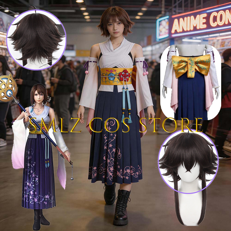 Women'S Anime Accessories - Costume de cosplay Yuna FF10 X