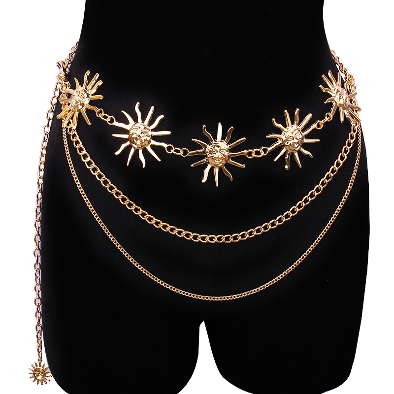 Women Electronic Accessories - Chunky multicouche Punk gothique lune soleil