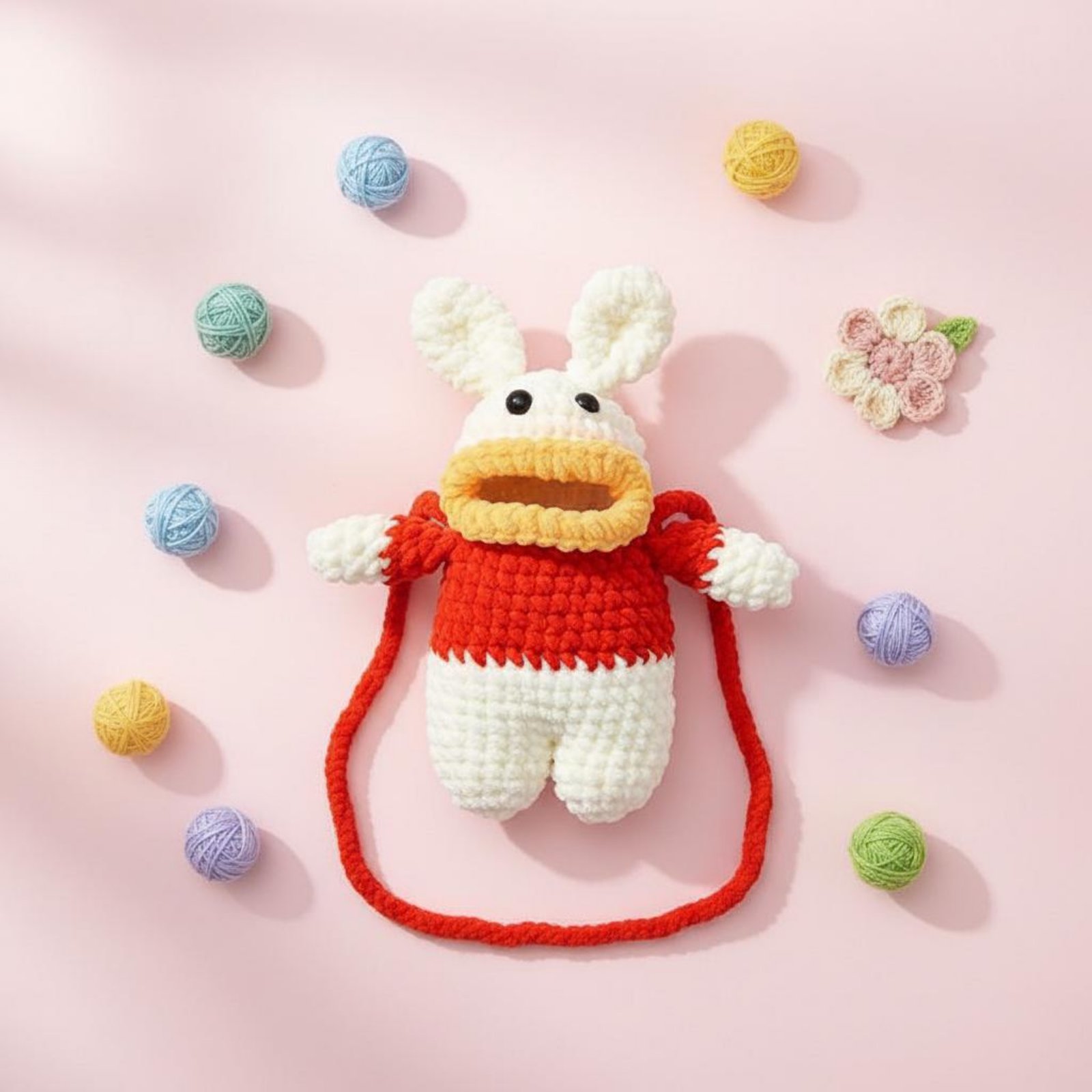 Women Accessories Shop - Sac de téléphone grenouille au crochet,