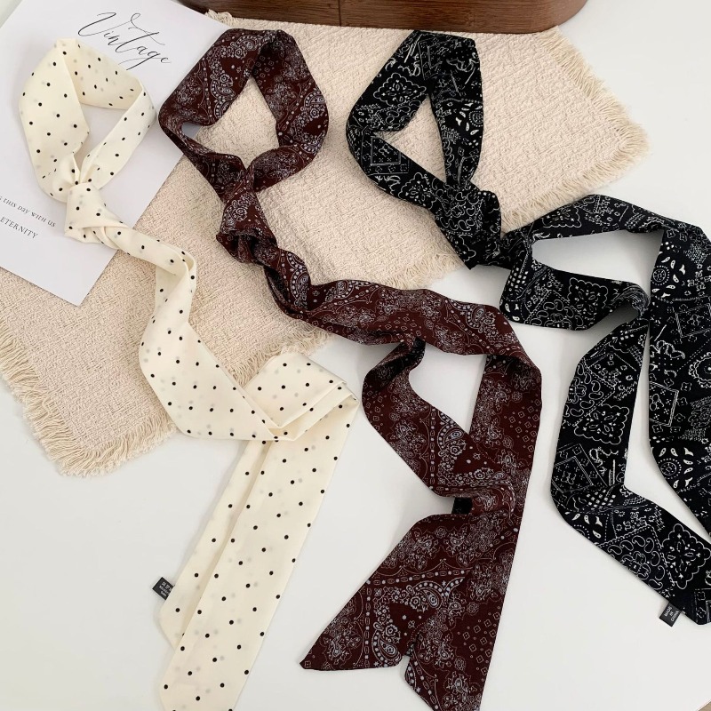Women Electronic Accessories - Écharpe longue à pois pour femme,