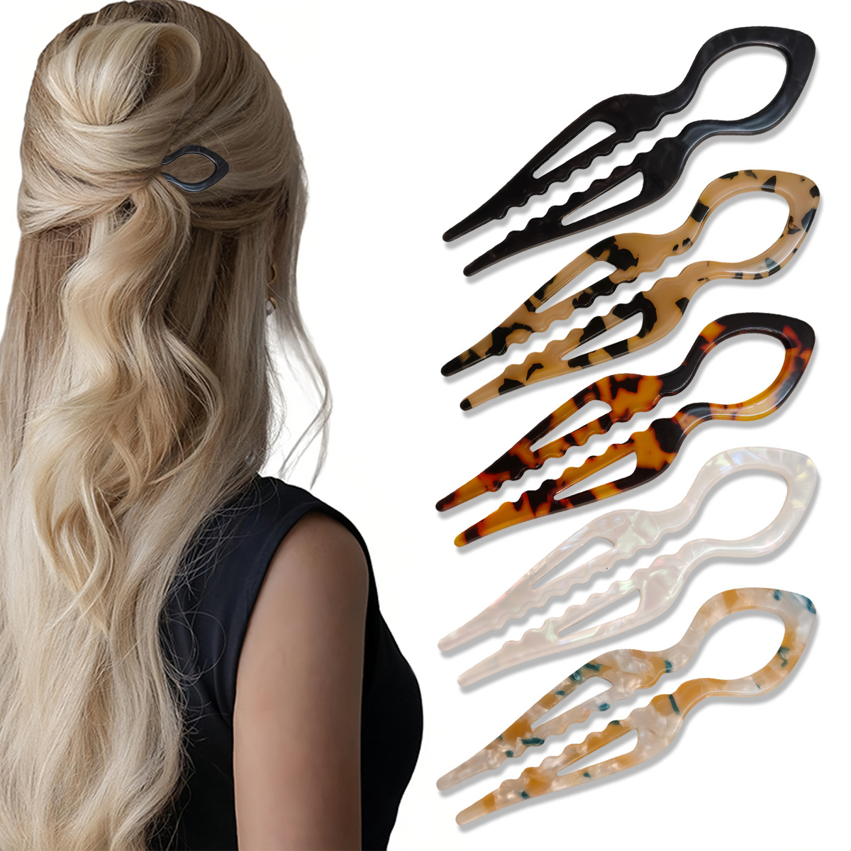 Bâtonnets à cheveux en forme d - Women Accessories Shop avis et prix