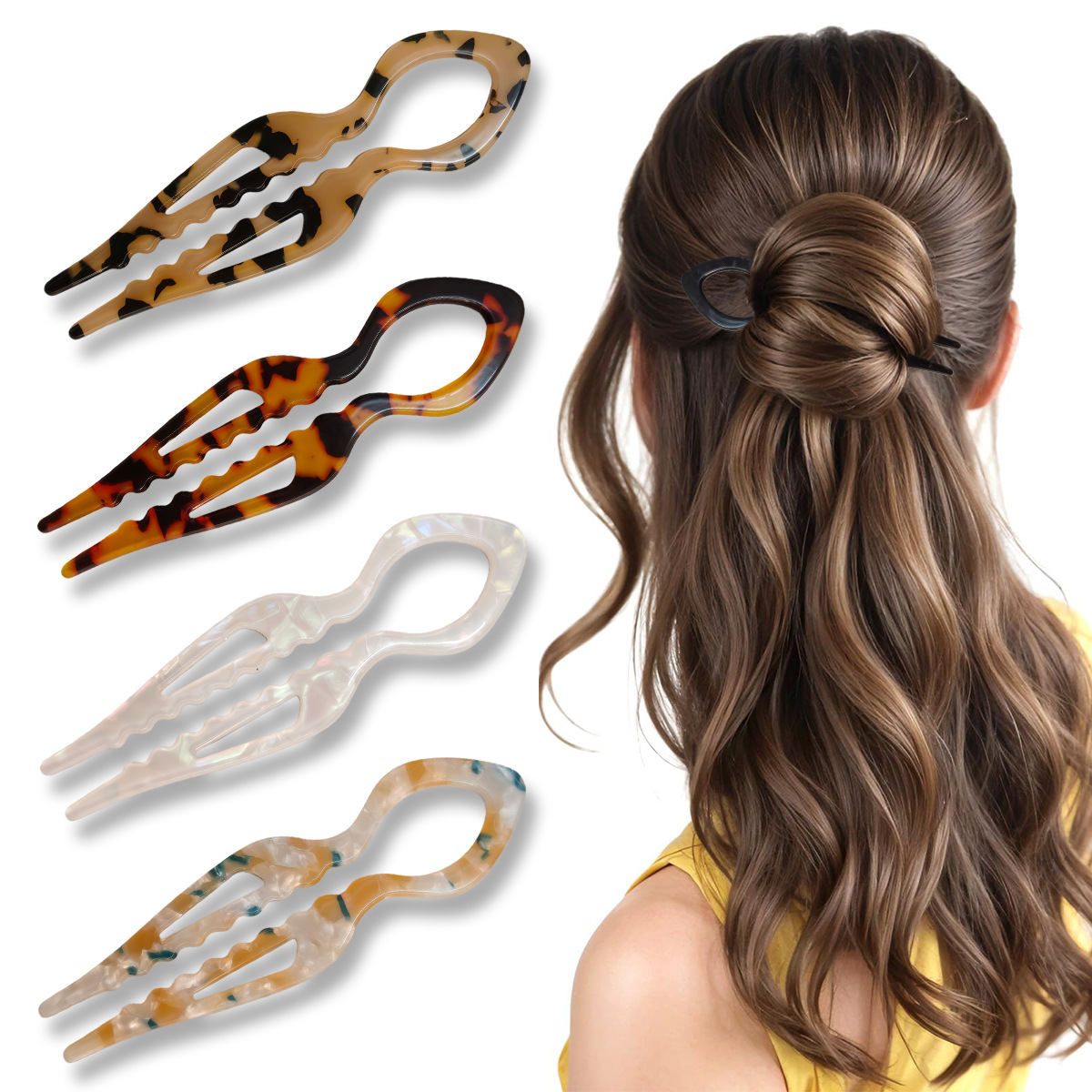 Bâtonnets à cheveux en forme d - Women Accessories Shop avis et prix