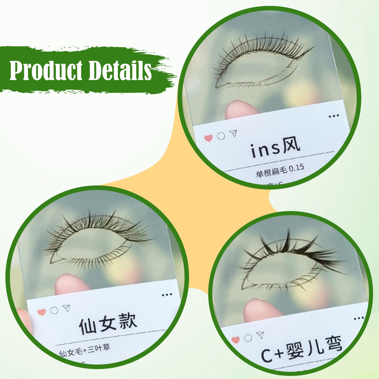 14 cartes d'effet cils pour ex - Women Accessories Store avis et prix