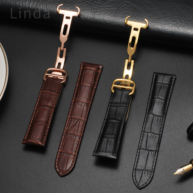 Bracelet de montre en cuir vér - Women'S Accessories Cartier avis et prix