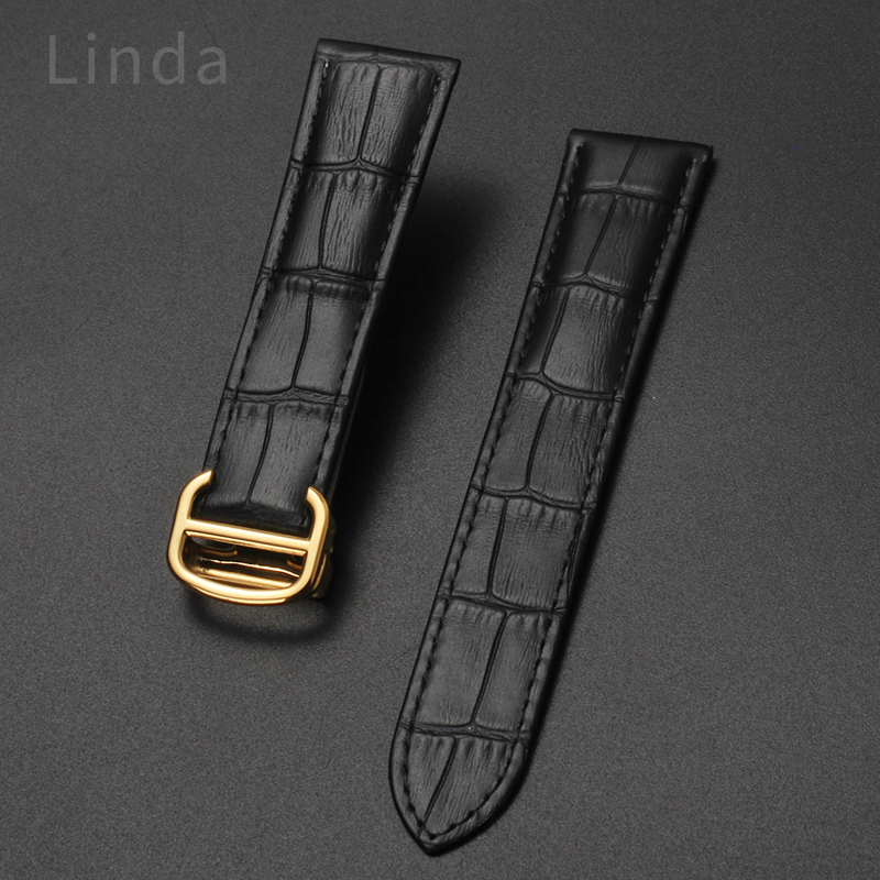 Bracelet de montre en cuir vér - Women'S Accessories Cartier avis et prix