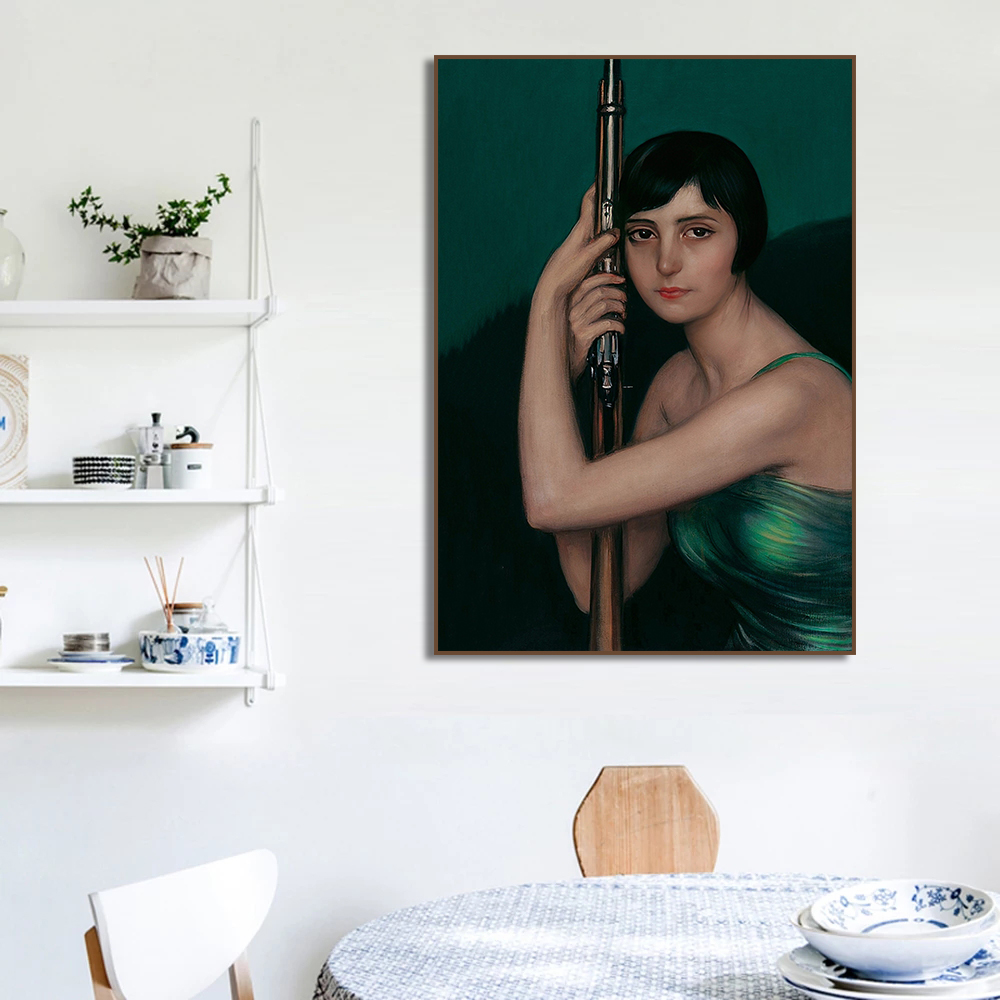 Affiche de portrait de femme d - Women'S Accessories Louis Vuitton avis et prix