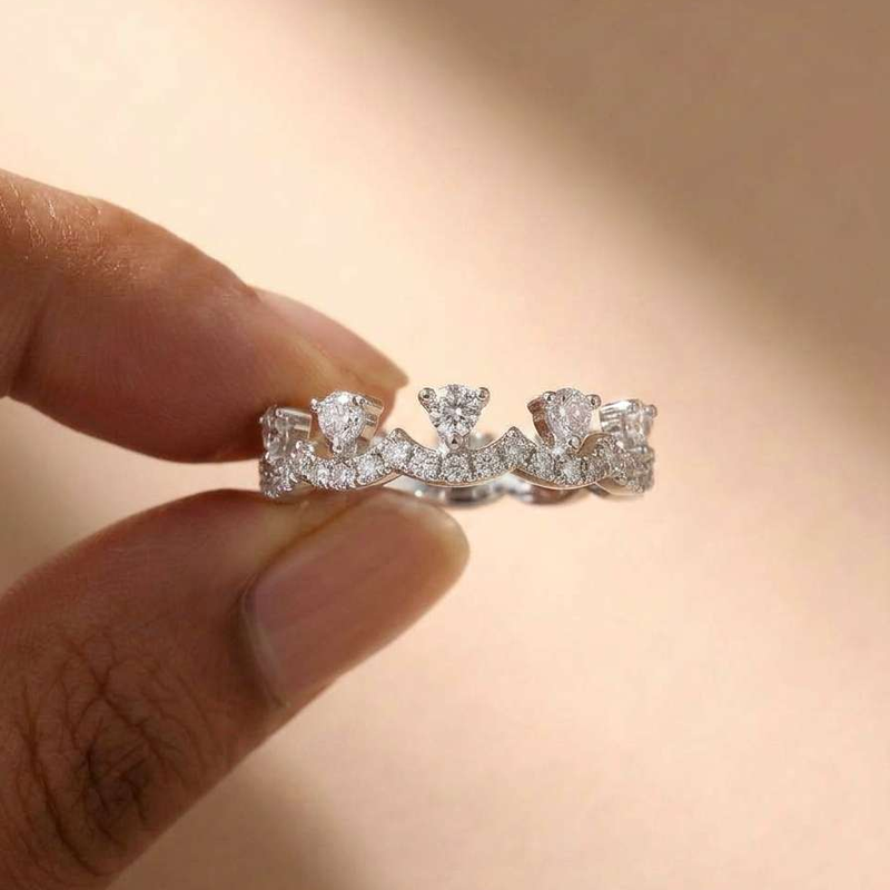 Bague Couronne en Argent Sterl - Women'S Accessories Jewelry Sale avis et prix