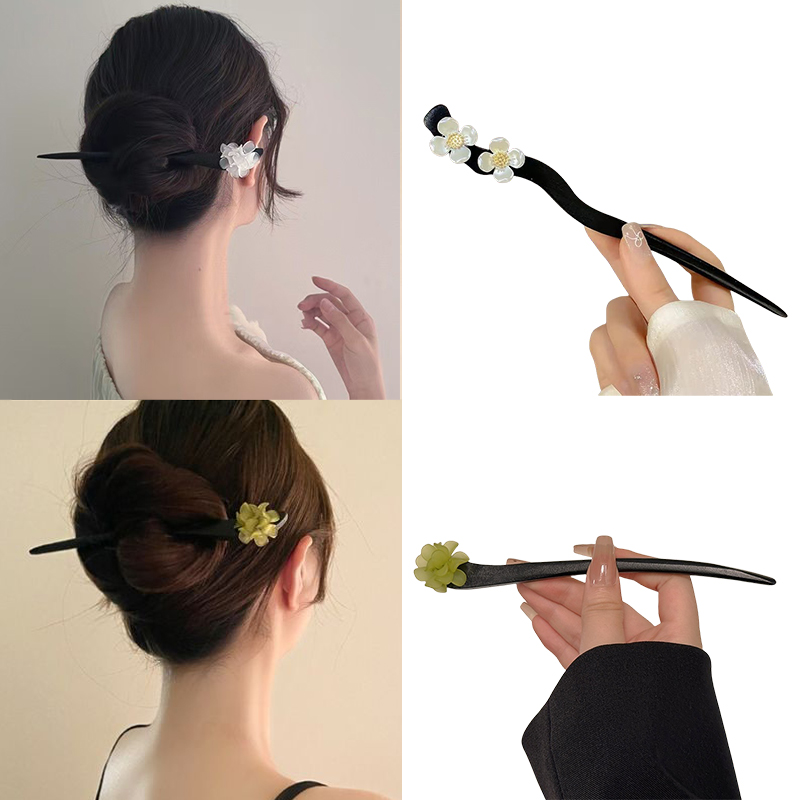 Bâtons de cheveux en bois de S - Women Accessories Shop avis et prix