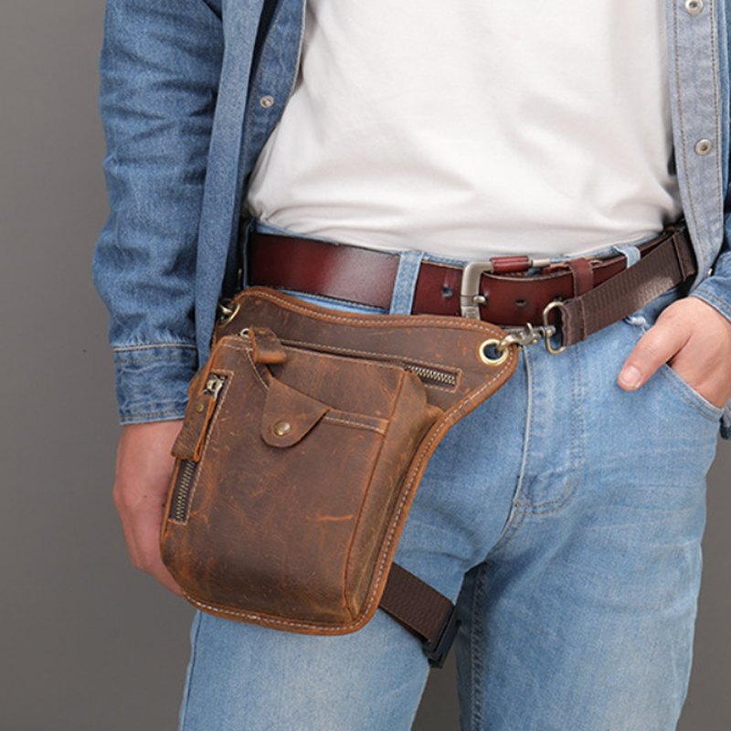 Sac de taille Vintage en cuir  - Women Electronic Accessories avis et prix